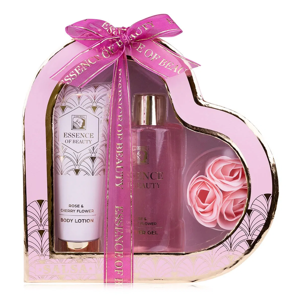 Подарочный набор для ванны «Essence of Beauty» с ароматом розы и вишни Accentra