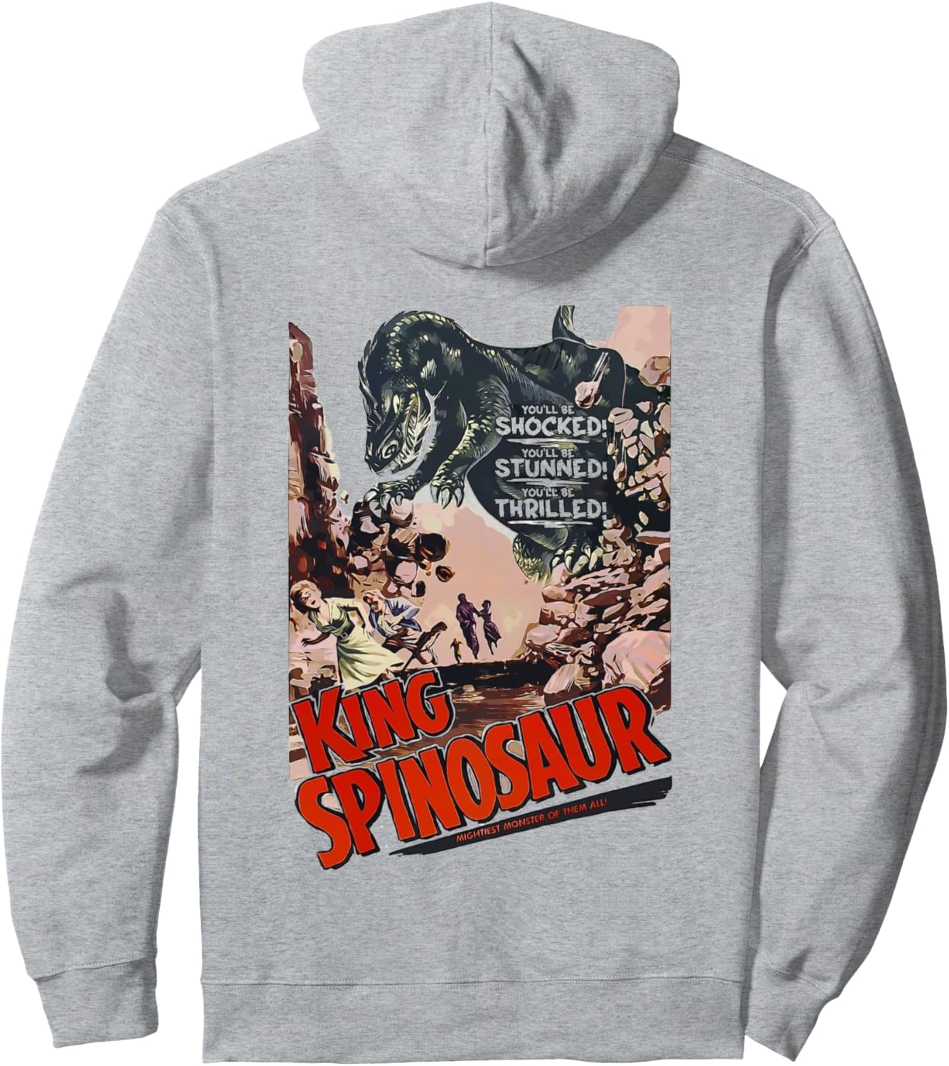 

Спинозавр спинозавр спинозавр динозавр палеонтолог толстовка Vintage Spinosaurus Dinosaur Palaeontology, серый