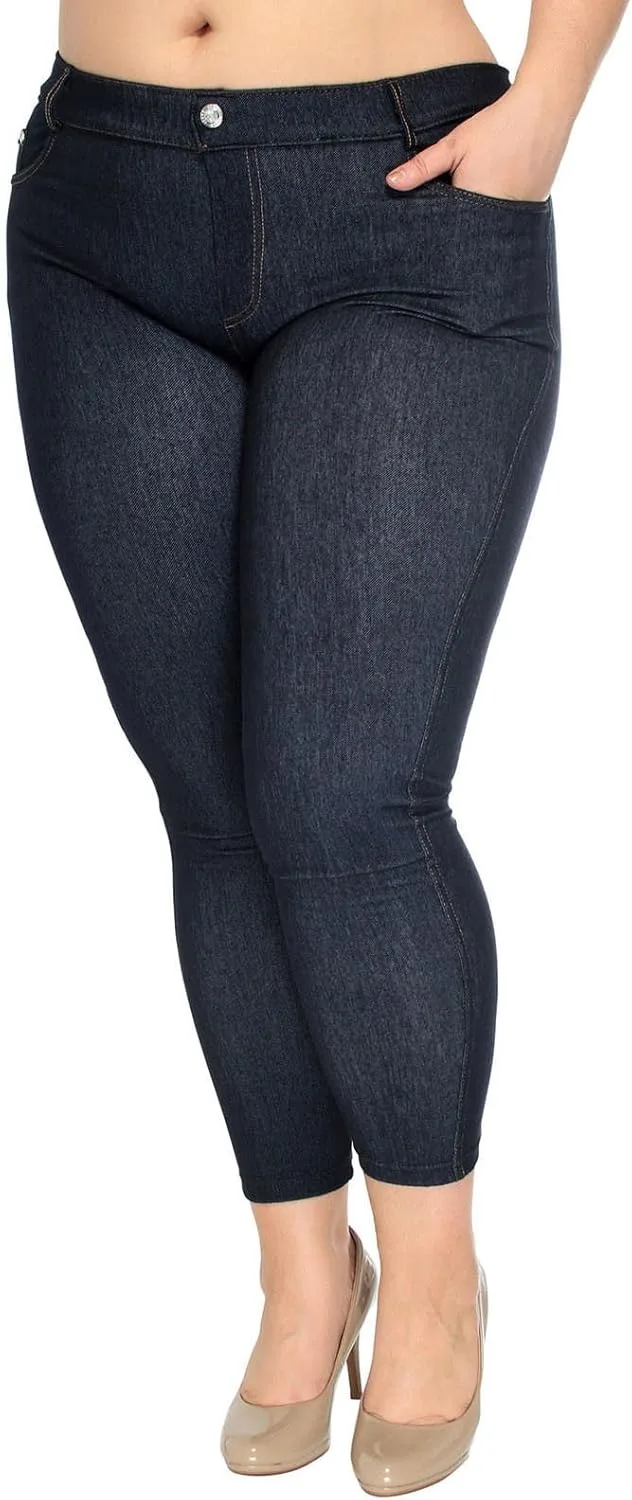 

1826 Knit женские джинсы-леггинсы plus size skinny leg 1X 2X 3X 1826 Jeans