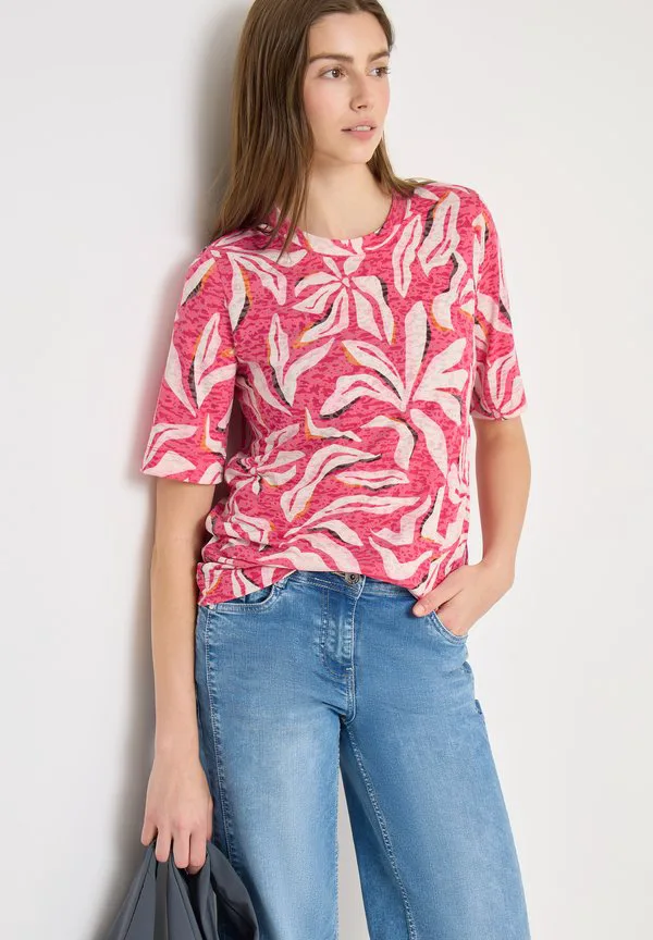 

Футболка с принтом ausbremmer mit print Cecil, Pink, Розовый, Футболка с принтом ausbremmer mit print Cecil, Pink