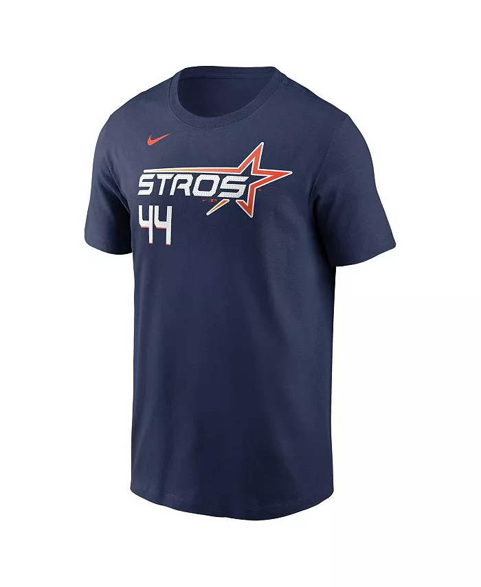 Мужская футболка Yordan Alvarez Houston Astros City Connect 2025 с именем и номером, цвет Navy Nike — фото 2