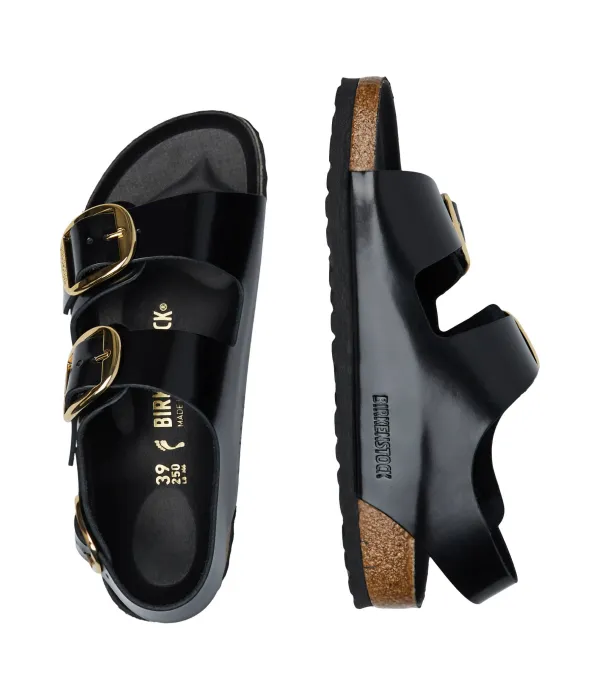 Кожаные сандалии Лена Narrow fit Birkenstock, черный — фото 4