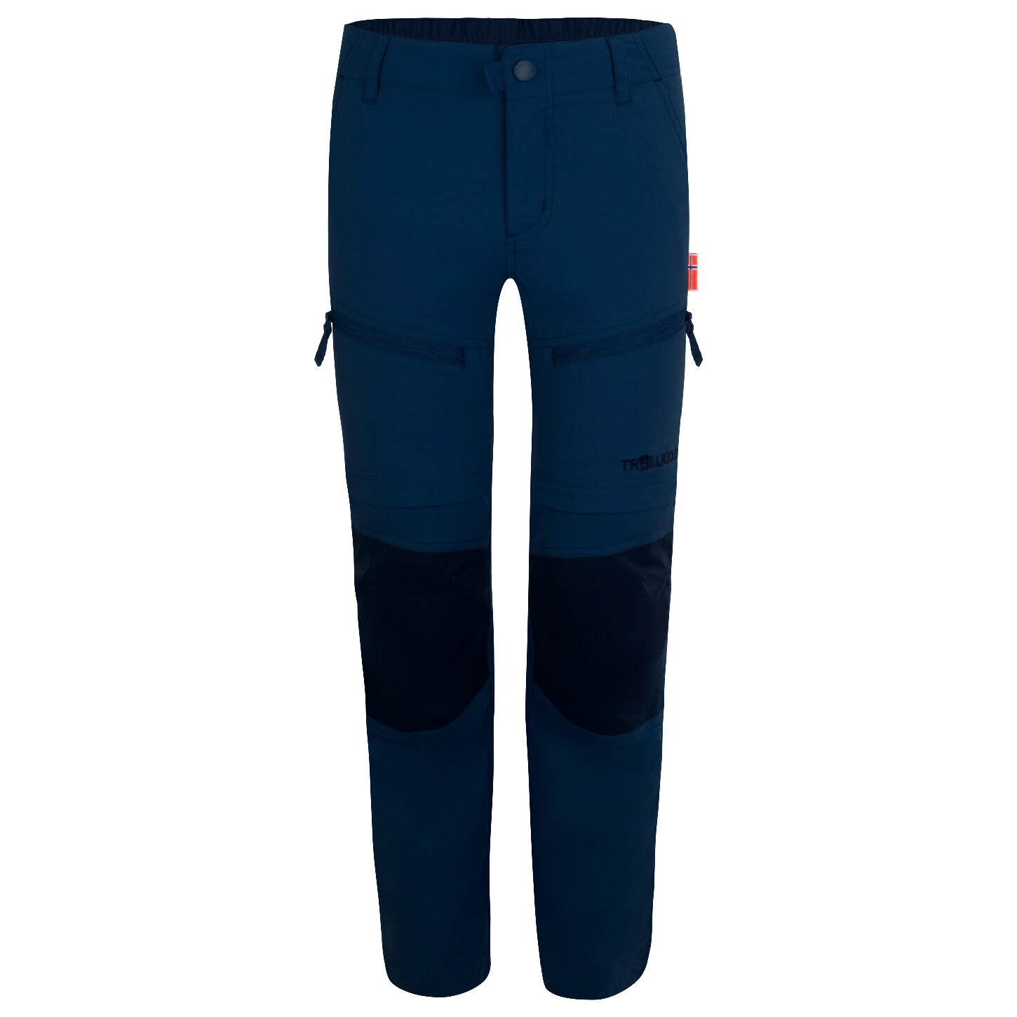 

Трекинговые брюки Trollkids Kid's Nordfjord Zip Off, темно синий