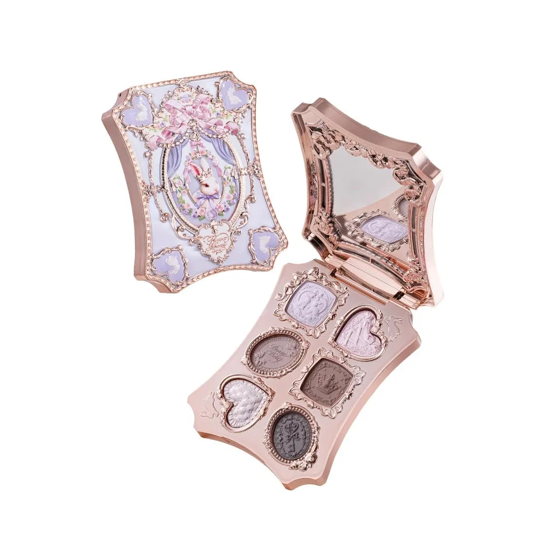 Палетка теней для век «Bunny Garden Collection» от Flower Knows, 6 цветов Huazxiaod, C02
