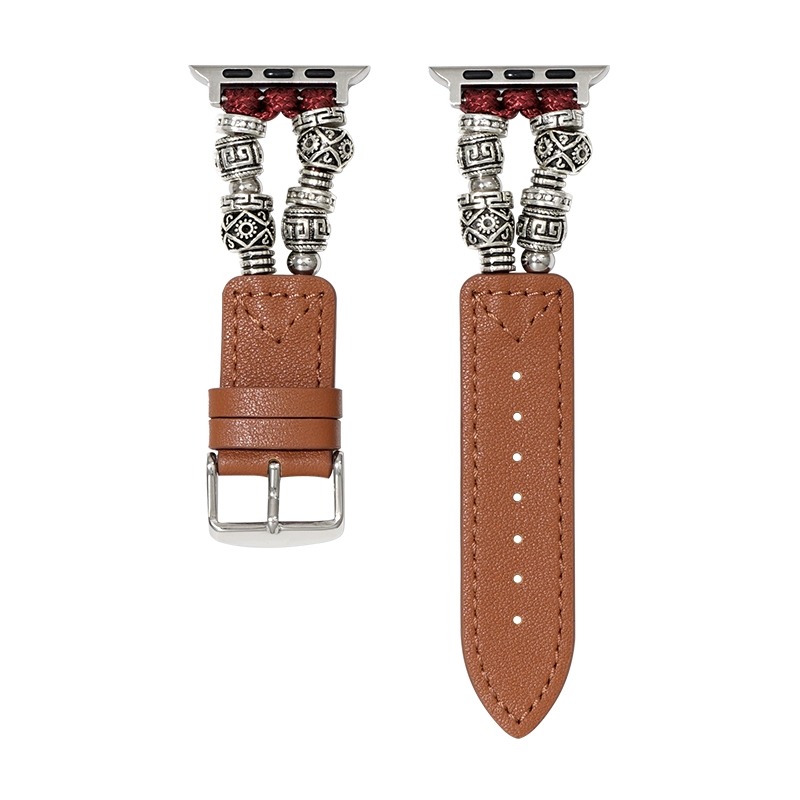 

Biaodaige Часы All, Compatibility Watch Band 193mm PU Leather+Zinc Alloy Material, Brown