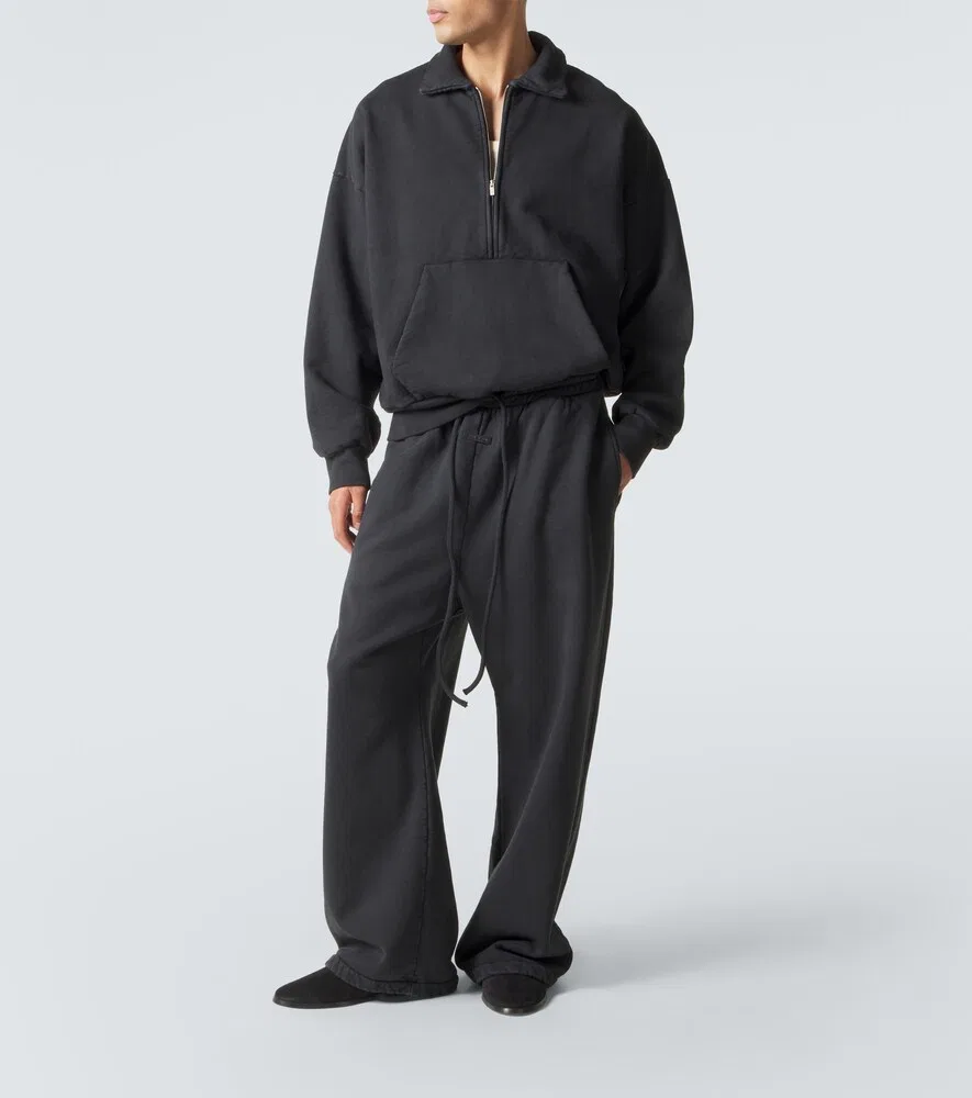 Спортивные штаны из хлопкового трикотажа Fear of God, черный — фото 2
