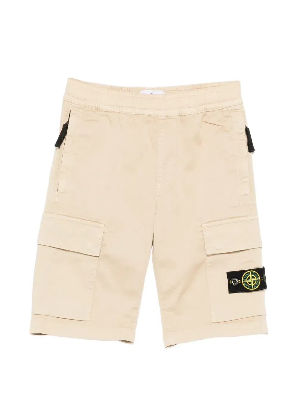 Шорты с эластичным поясом Stone Island Junior, бежевый