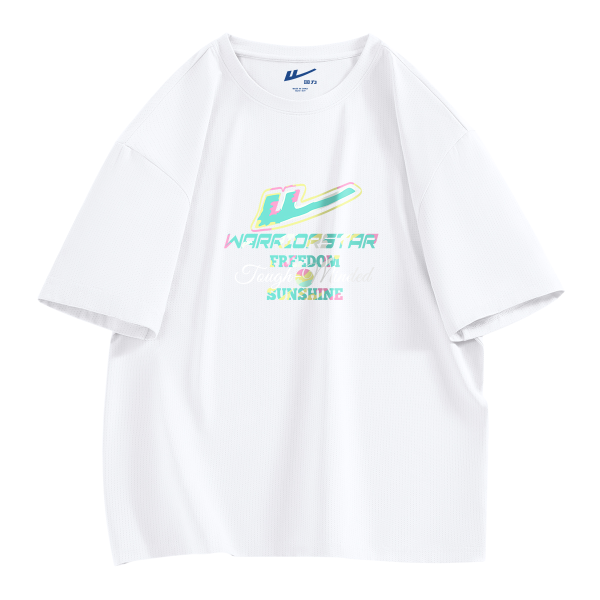 

Футболка мужская с круглым вырезом тонкая WARRIOR, белый