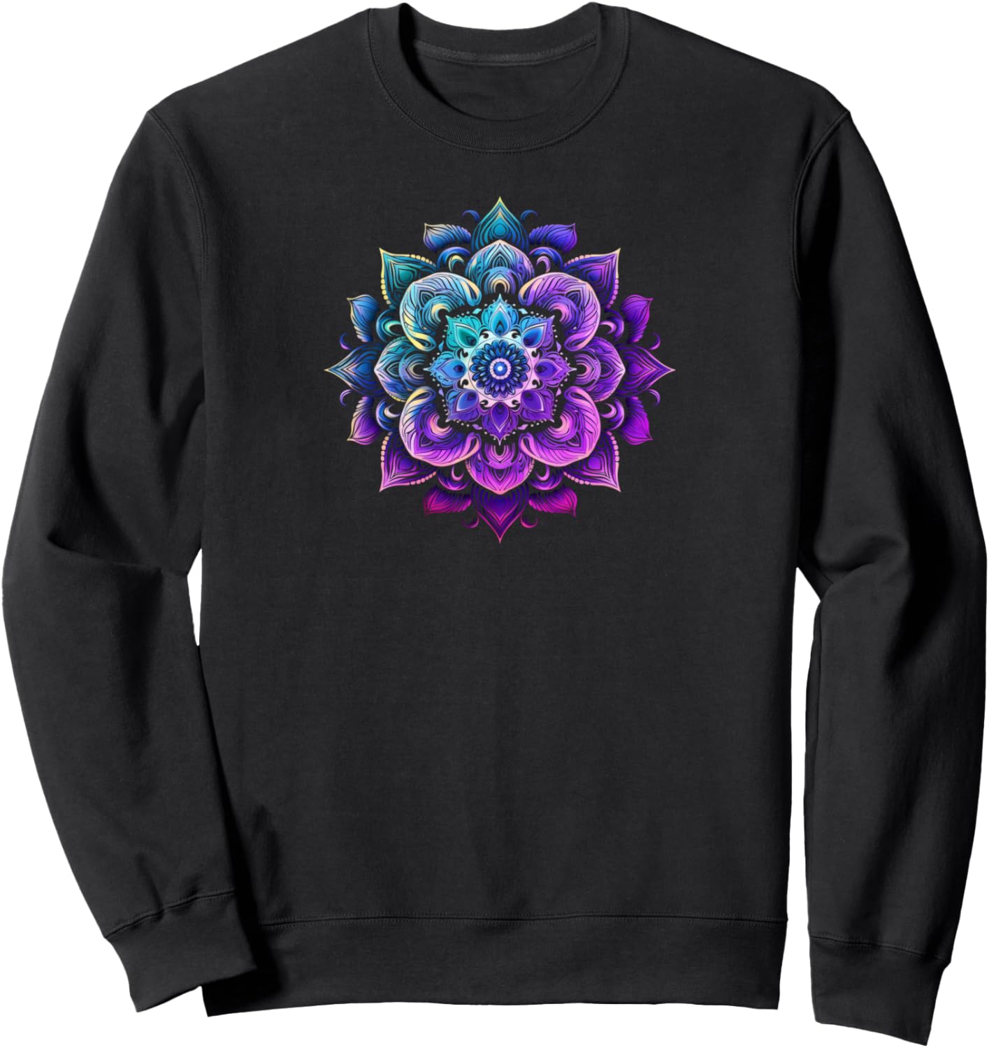 

Толстовка с изображением мандалы Mandala Apparel, черный