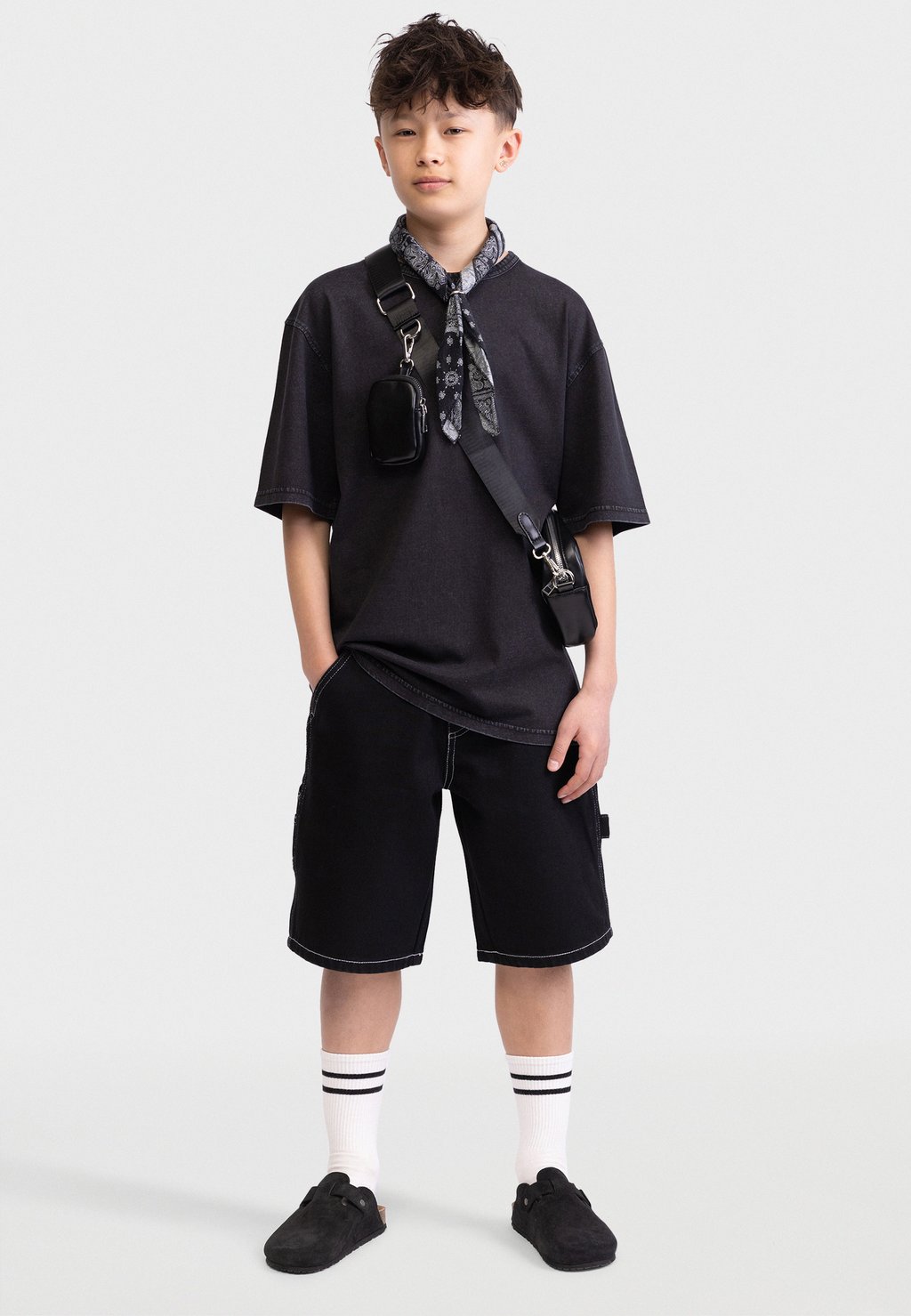 Футболка с принтом TEEMIR TEE OVERSIZED FIT Redefined Rebel, цвет Pirate Black — фото 2