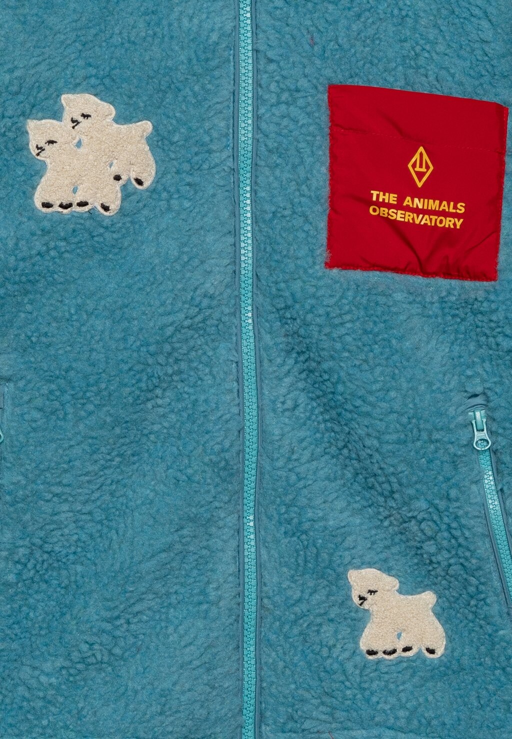 

Флисовая куртка SHREW UNISEX THE ANIMALS OBSERVATORY, светло-голубой