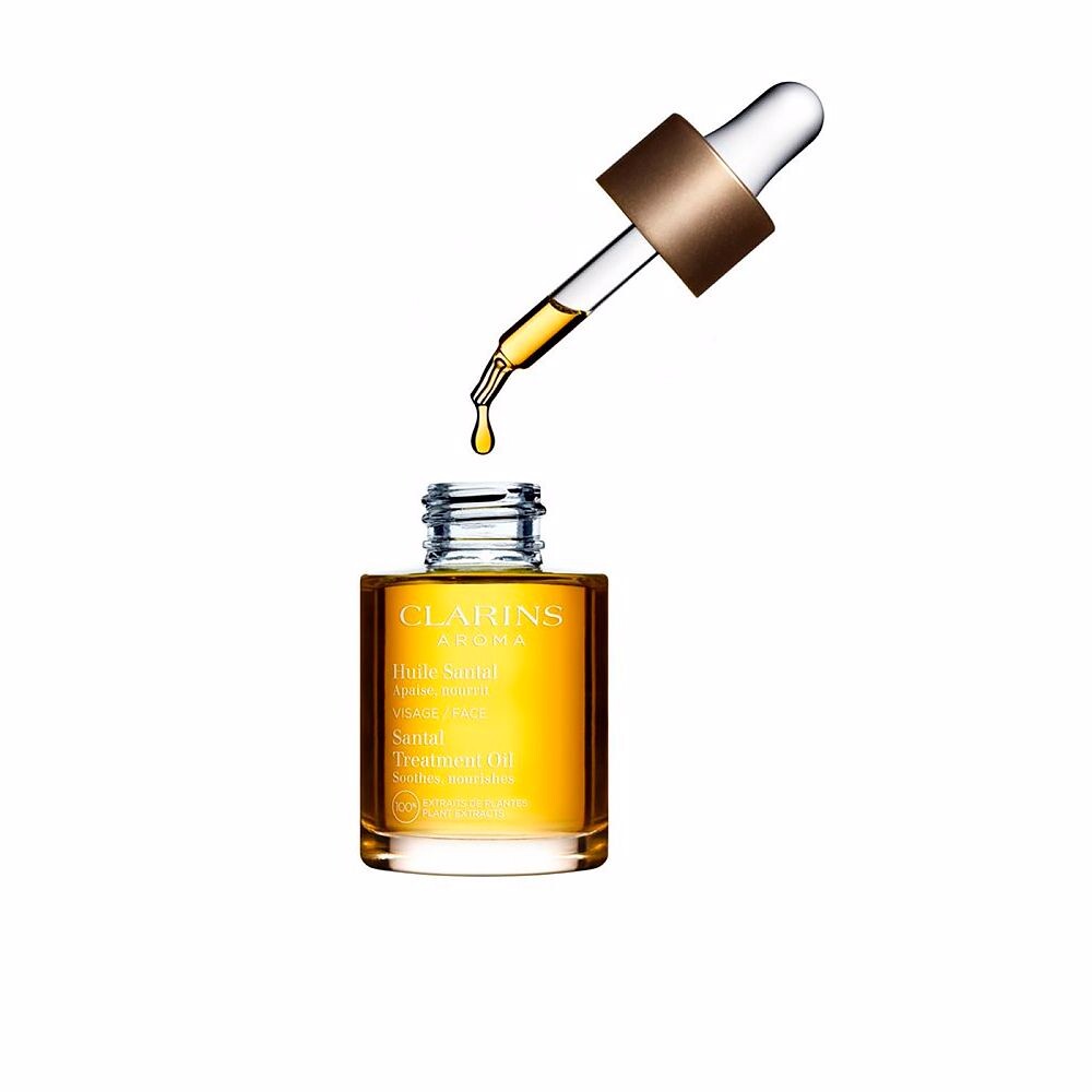 Масло для лица Clarins — Увлажняющее масло для ухода за лицом Aceite "santal" - pieles secas o enrojecidas, 30 мл — фото 3