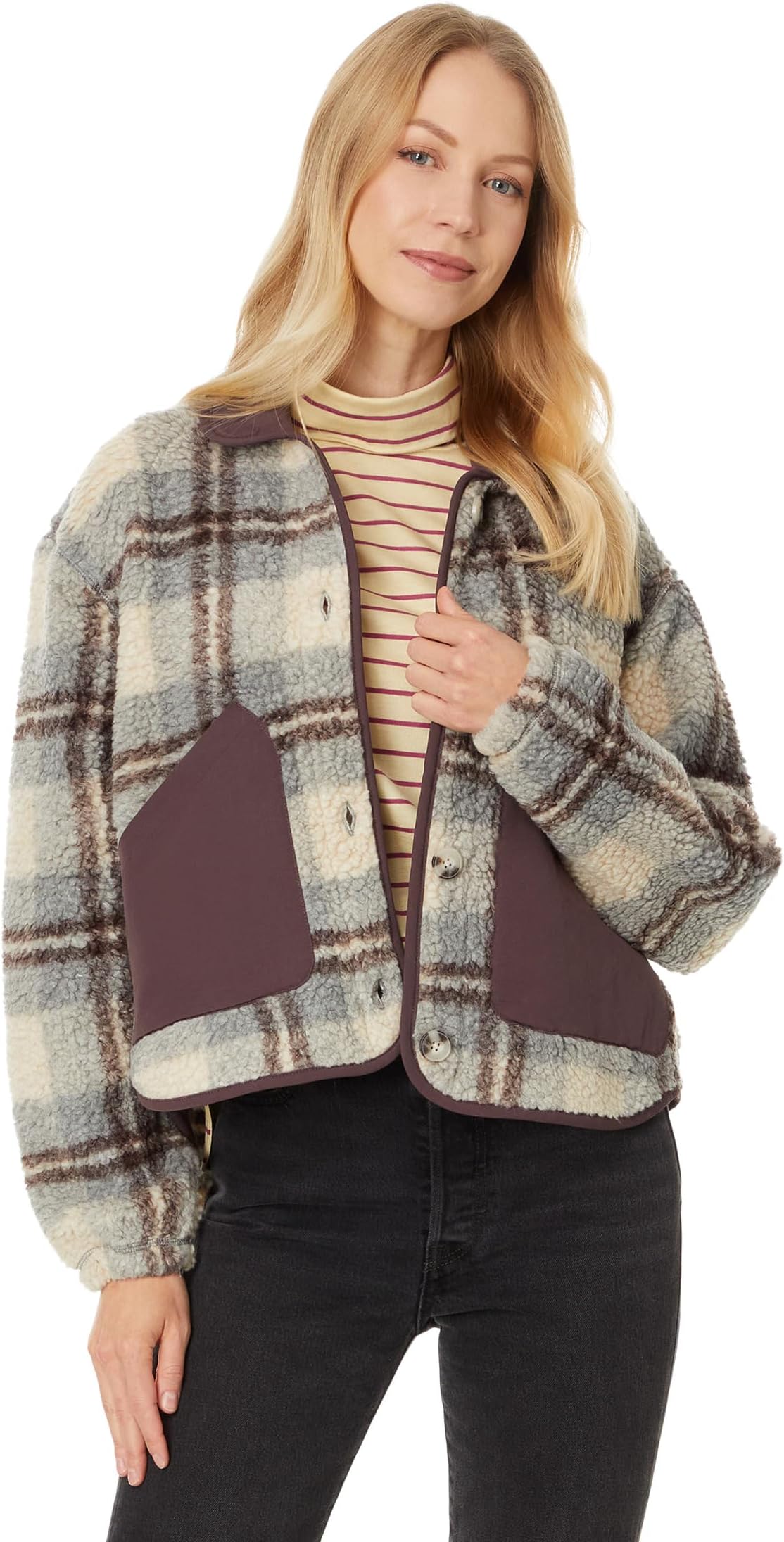 

Куртка Toad&Co Sespe Jacket, цвет Light Ash Plaid