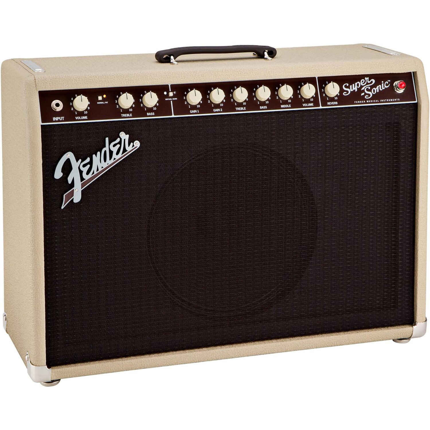 

Fender Super-Sonic 22 22W 1x12 Ламповый гитарный комбоусилитель Blonde