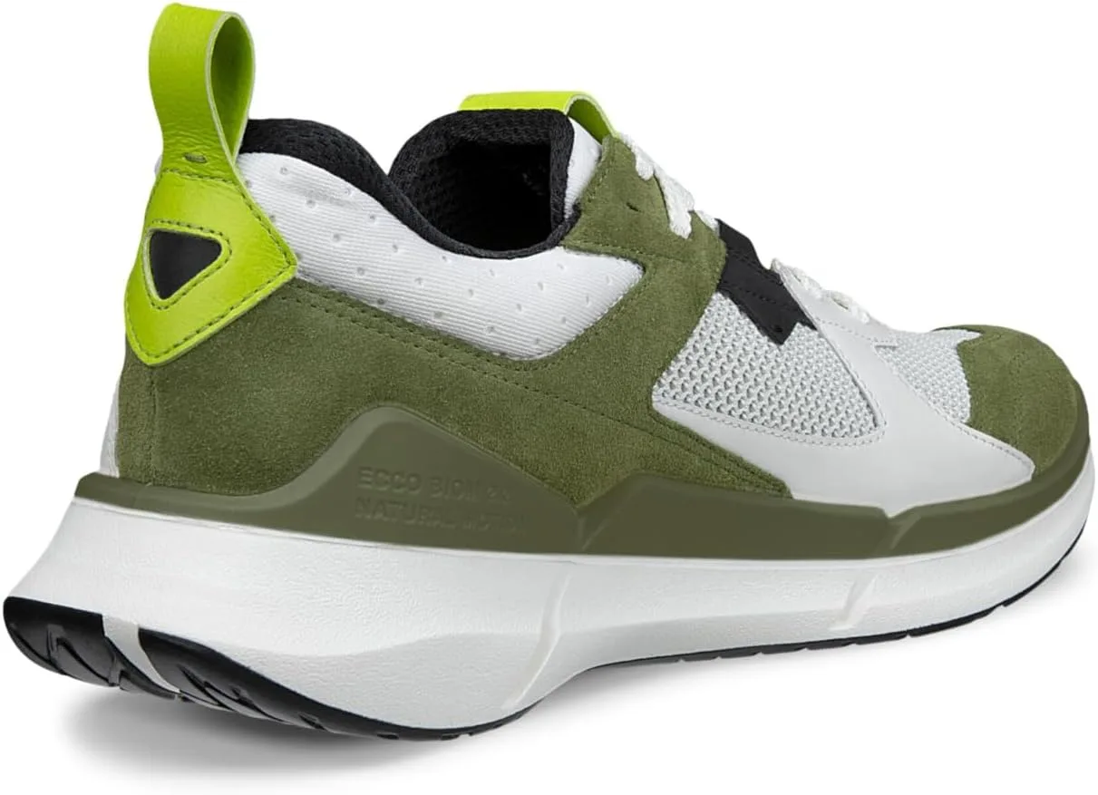 Мужские спортивные кроссовые кроссовки ECCO Biom 2.2, белый/зеленый — фото 3