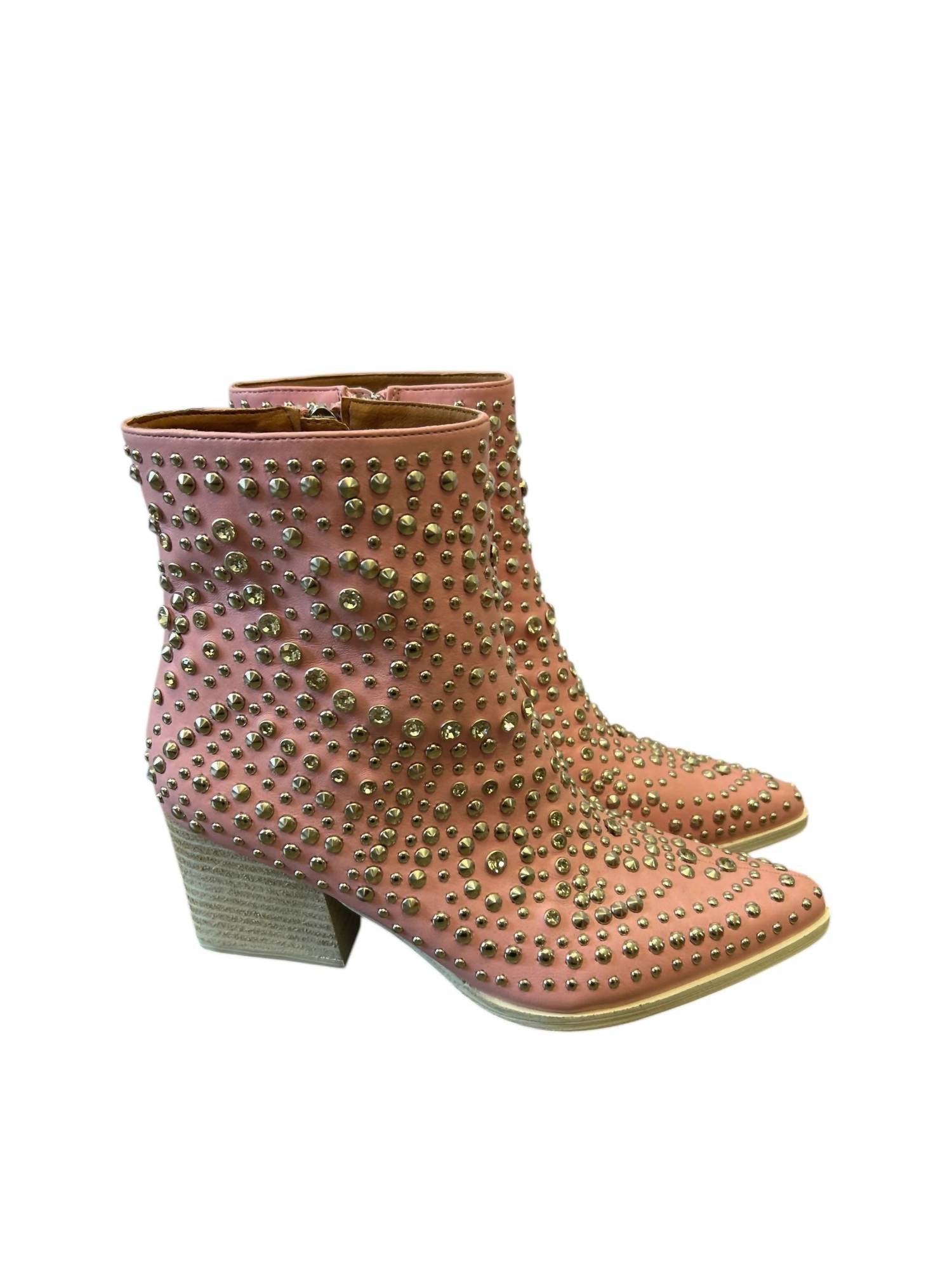 Женские розовые ковбойские сапоги Hazel Short BEAST FASHION