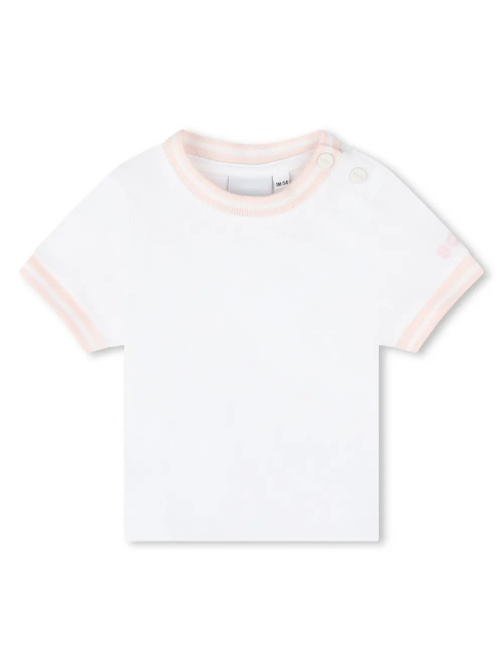 Комплект из футболки и ромпера с вышитым логотипом Boss Kidswear, синий — фото 3