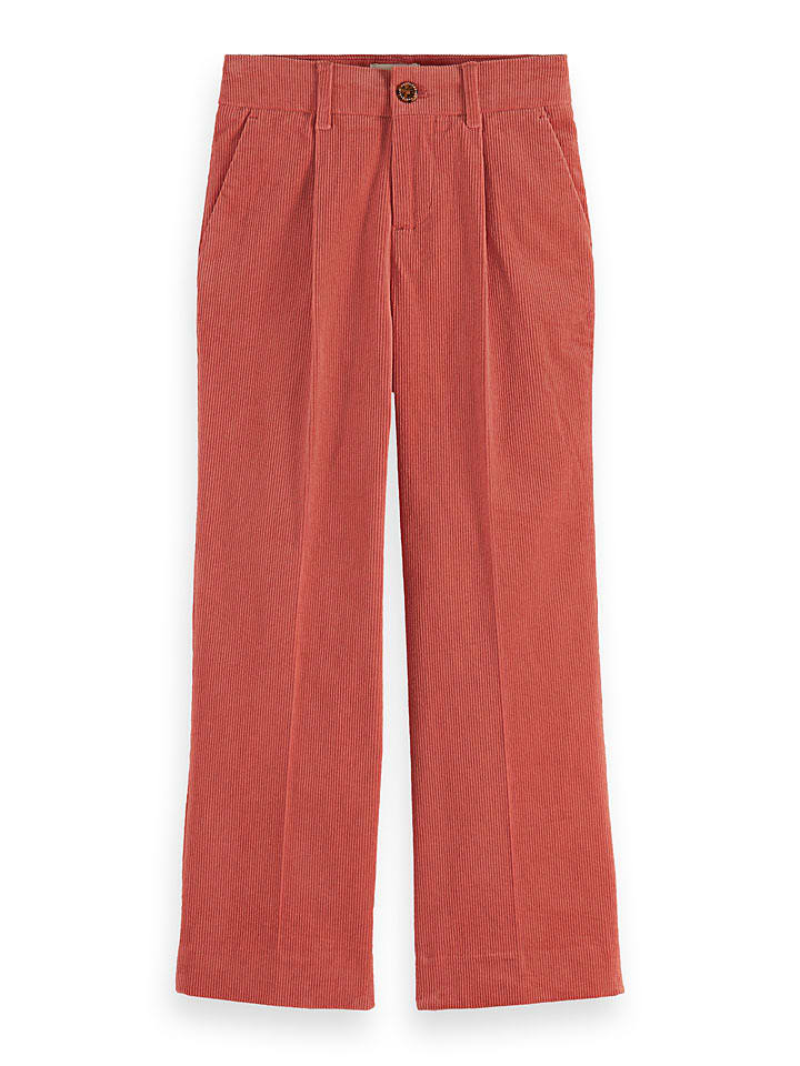

Тканевые брюки Scotch & Soda, коралловый