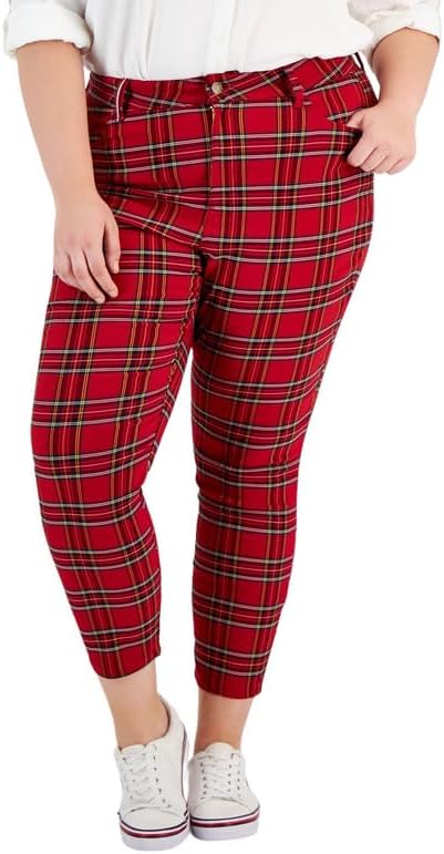 

Узкие брюки Tommy Hilfiger Tribeca Plus Size, Red Multi