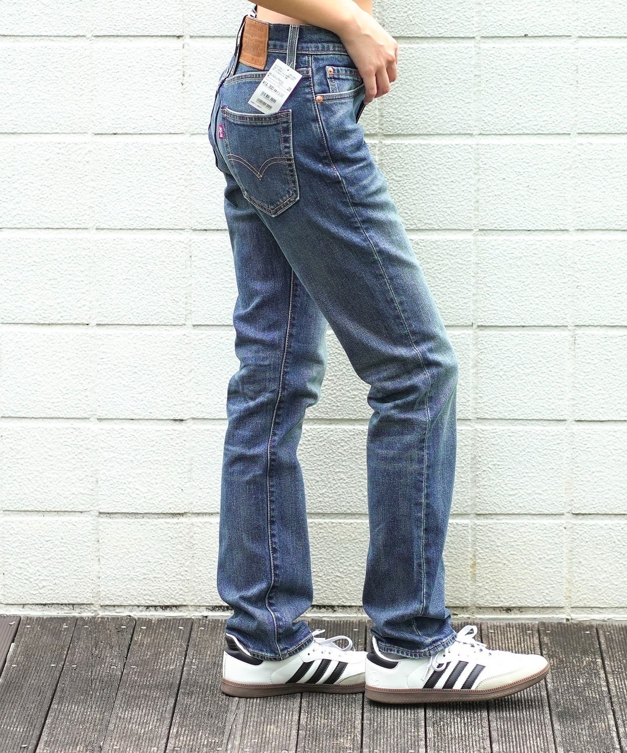 Джинсы 511 Slim Straight Levi's Antique Wash синие — фото 3