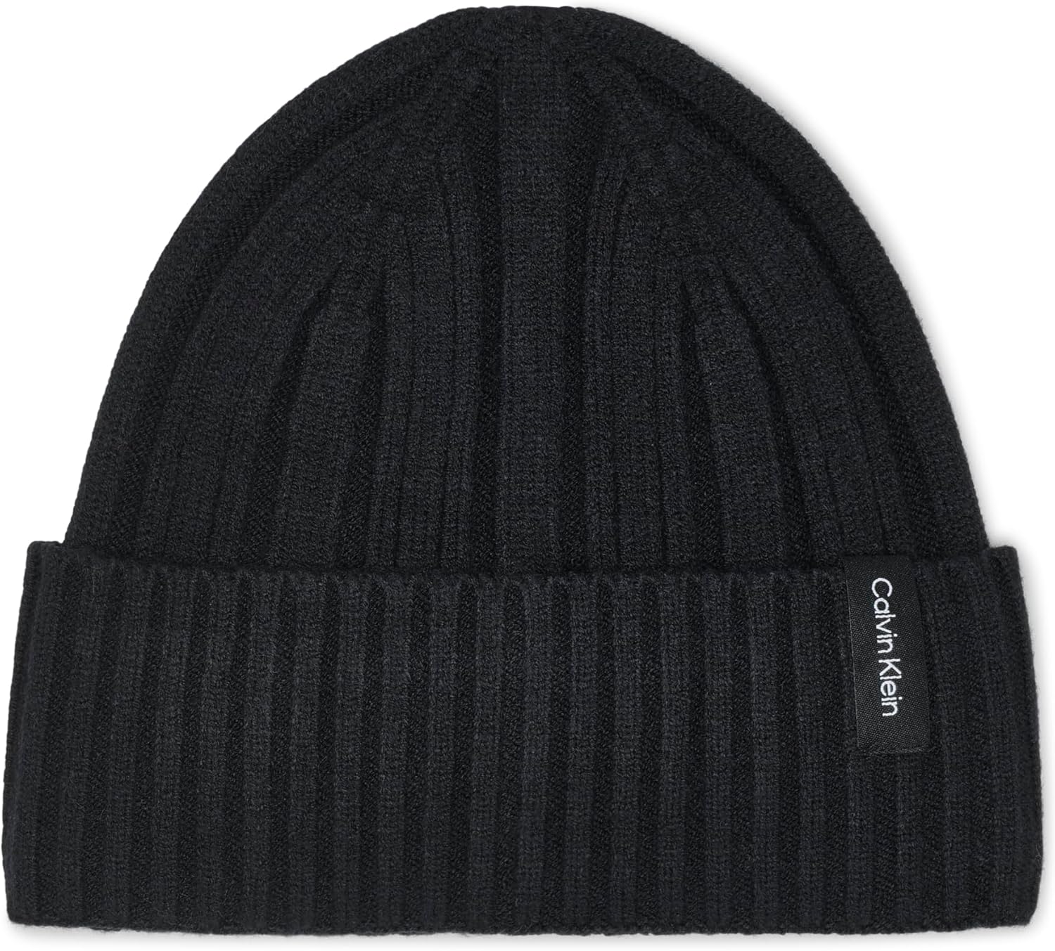 

Женская шапка-бини Calvin Klein в рубчик с разноцветным узором и флисовой подкладкой Velboa, Black