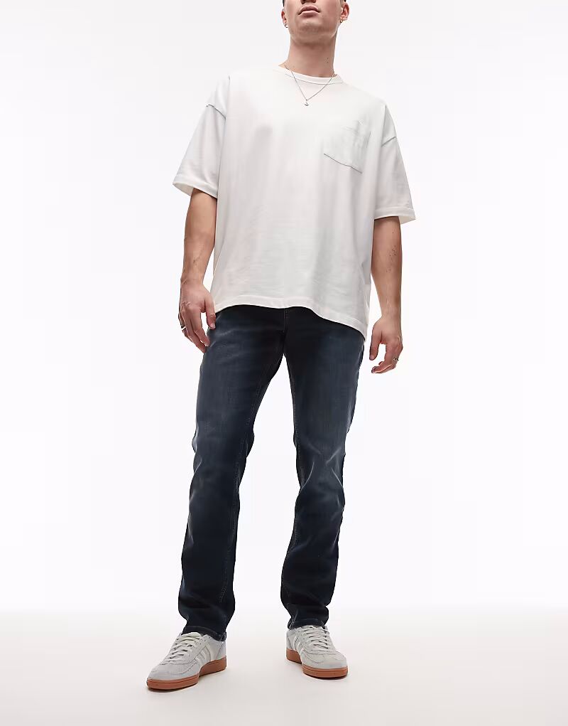 

Джинсы Tommy Jeans Scanton slim fit темного цвета