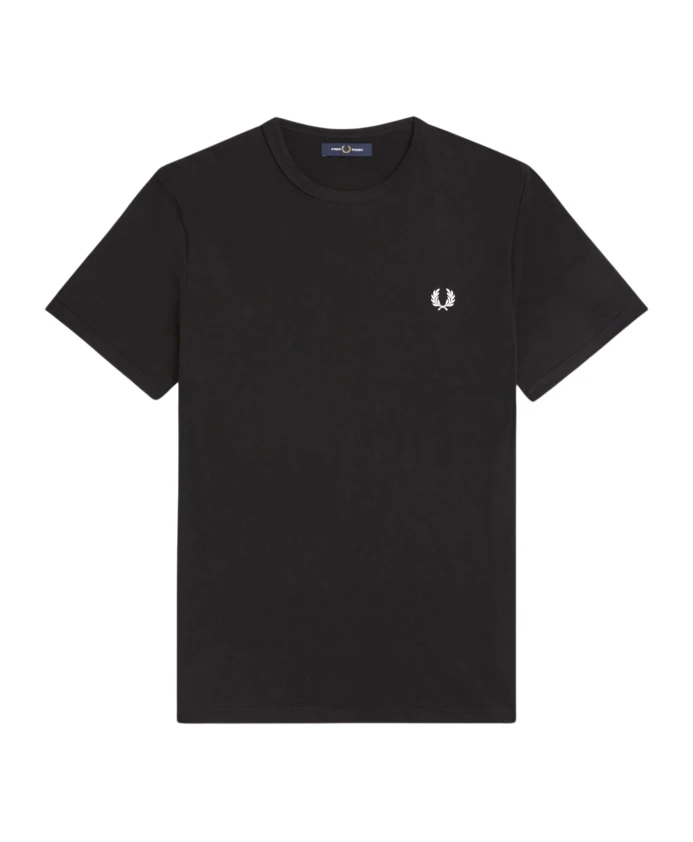 

Футболка с логотипом S Fred Perry, черный