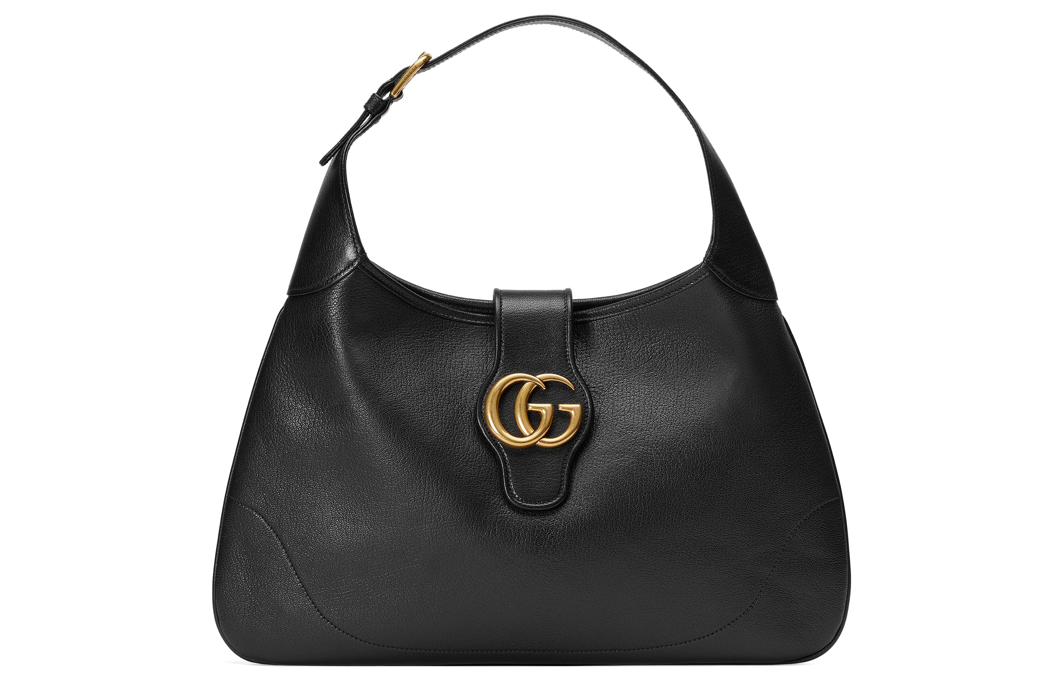 

GUCCI Сумка Aphrodite из мягкой кожи, женская, через плечо, черная