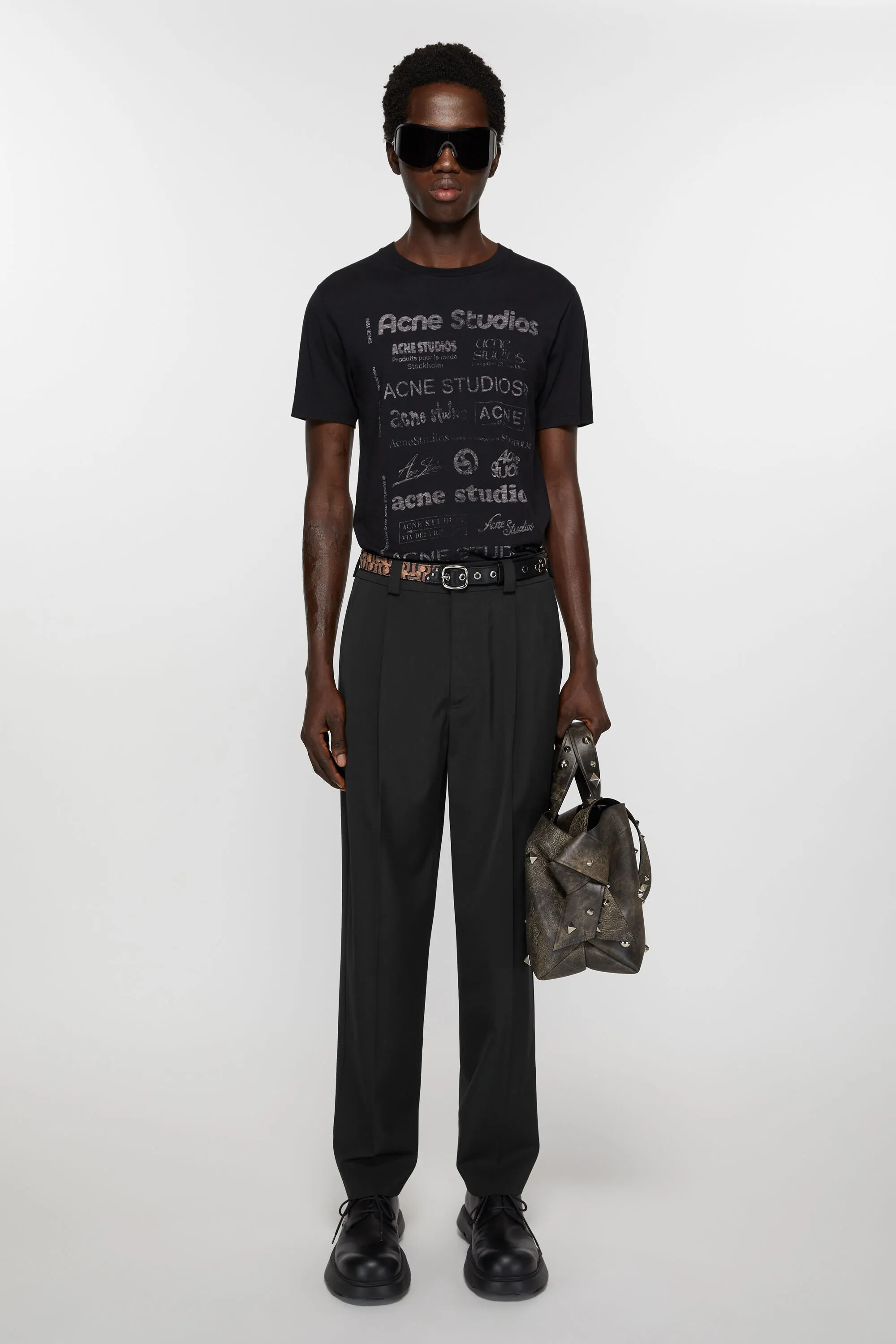 

Брюки строгого кроя Acne Studios, черный