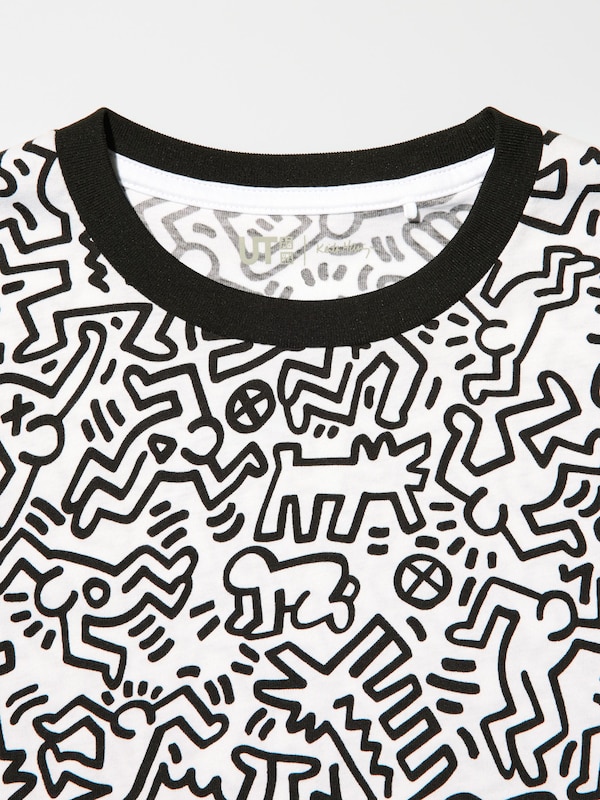 Футболка UT NY Pop Art (Keith Haring) Uniqlo, 00 white — фото 4
