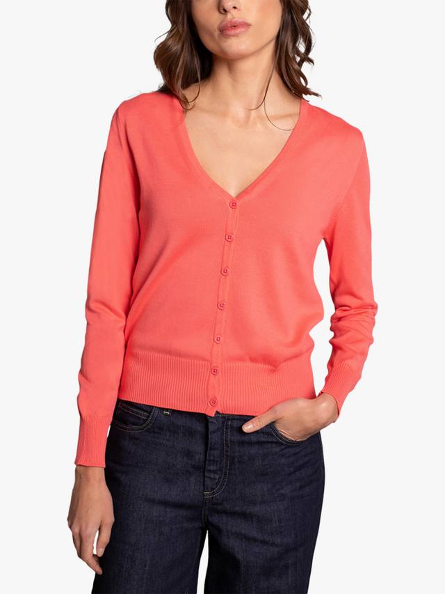 

Кардиган cosmo с v-образным вырезом Celtic & Co., цвет Peony Coral