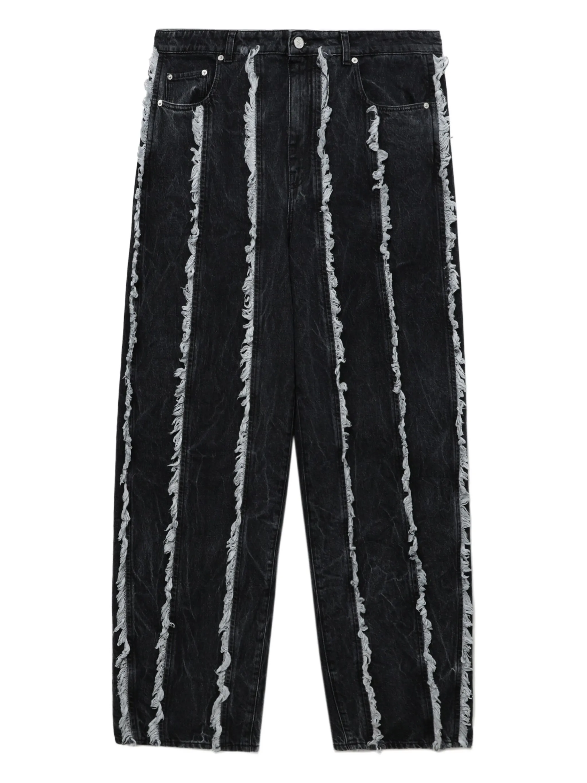 

Джинсы Cutline с бахромой Séfr, черный