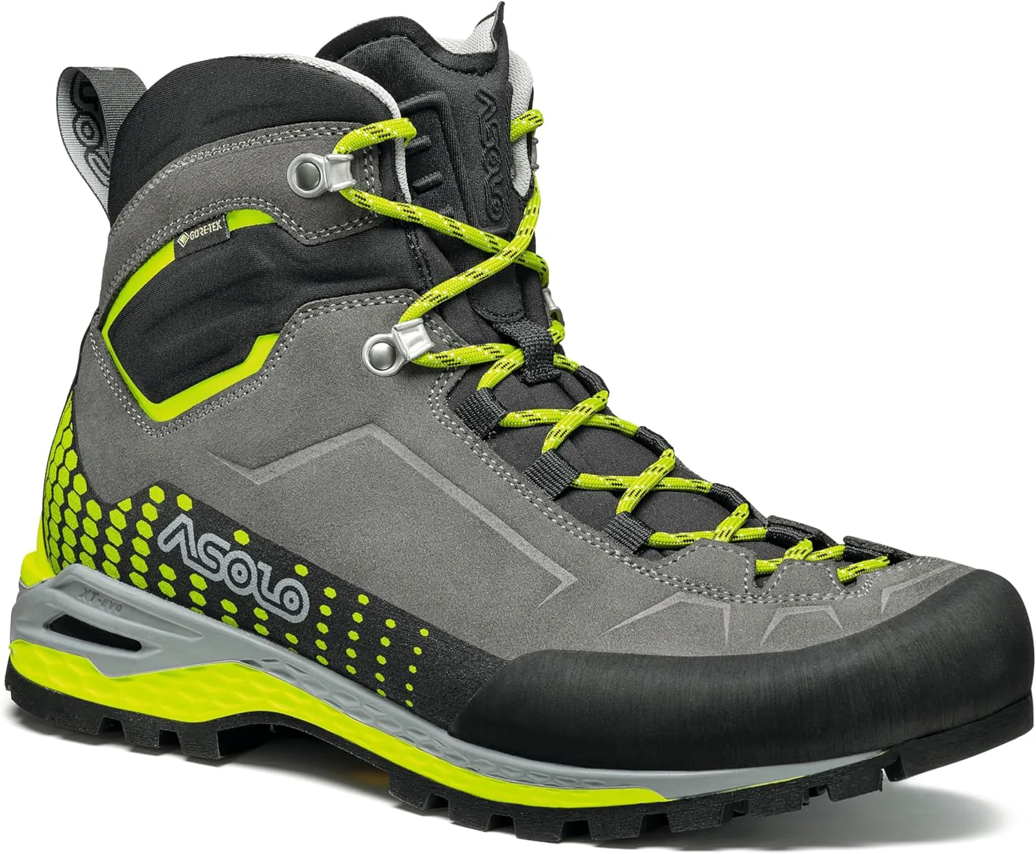 

Мужские кожаные ботинки ASOLO Freney EVO Mid GV, графитовый/зеленый