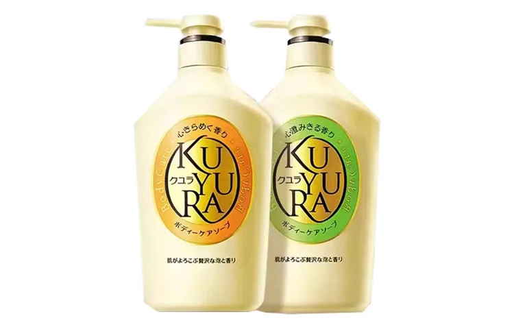 Набор для ухода за кожей KEYOURAN Beauty Skin Shower Gel с успокаивающим и ароматическим эффектом, 2 флакона KUYURA, Biye Yoyo 550ml + Flower Love 550ml