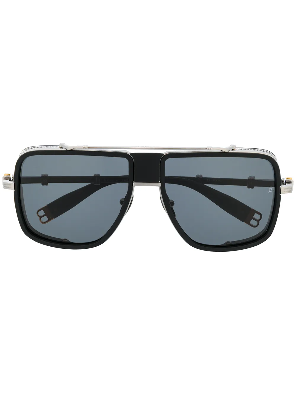 

Солнцезащитные очки из коллаборации с Akoni Balmain Eyewear, серебяный