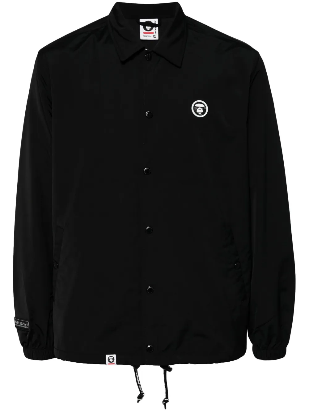 

Куртка с нашивкой-логотипом AAPE BY *A BATHING APE, черный
