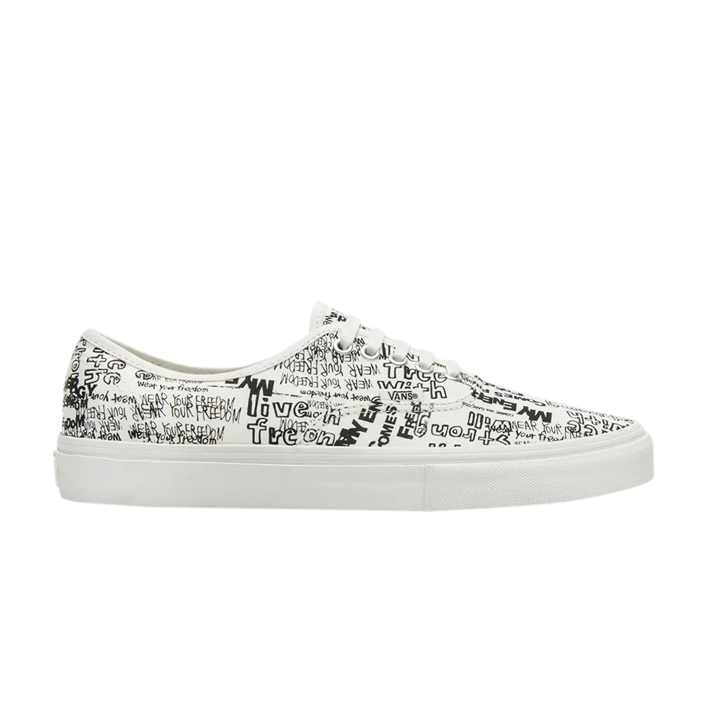 Кроссовки Comme des Garçons x OG Authentic LX Vans, белый