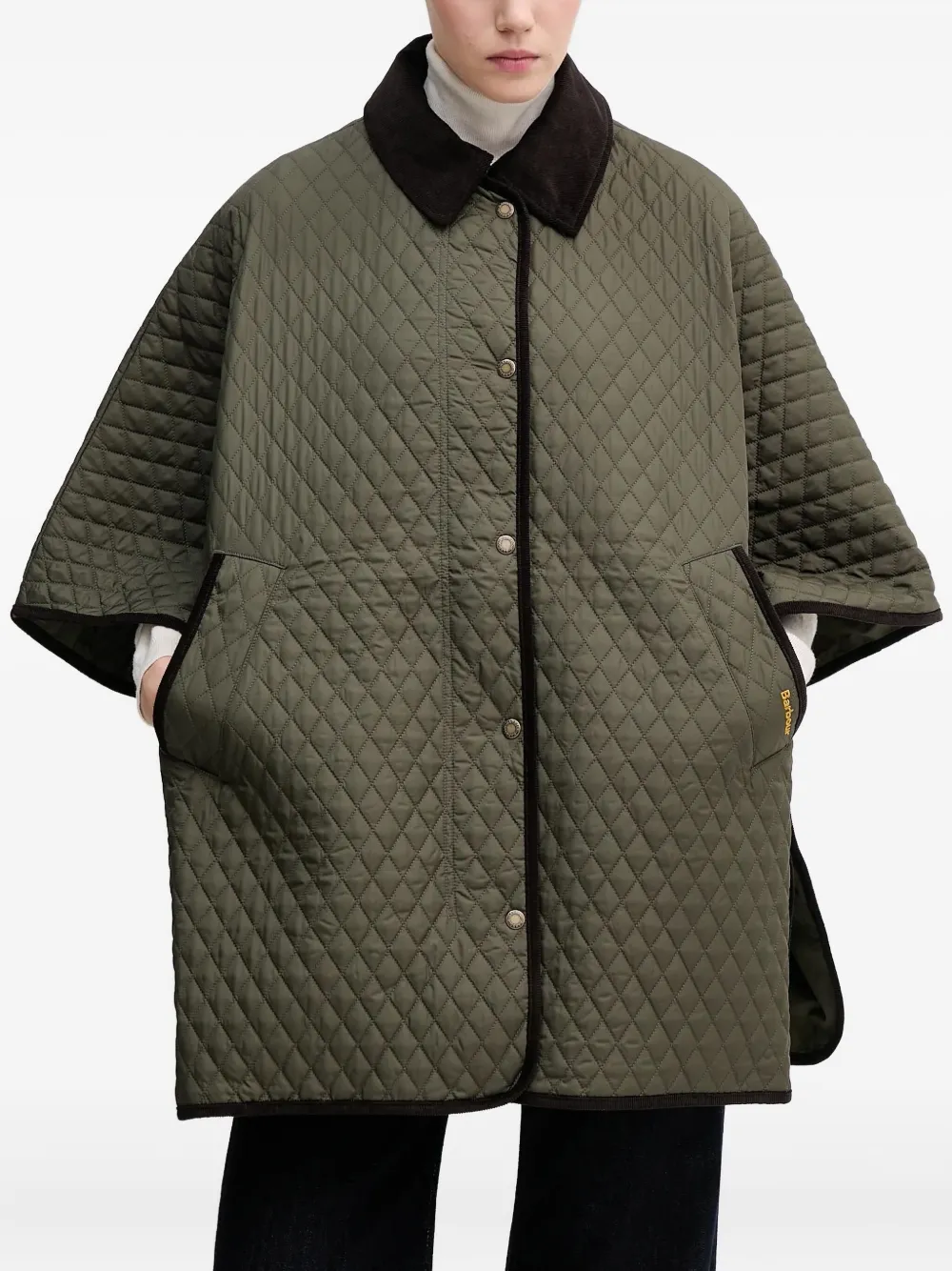 

Стёганая куртка Oakham Barbour, зеленый