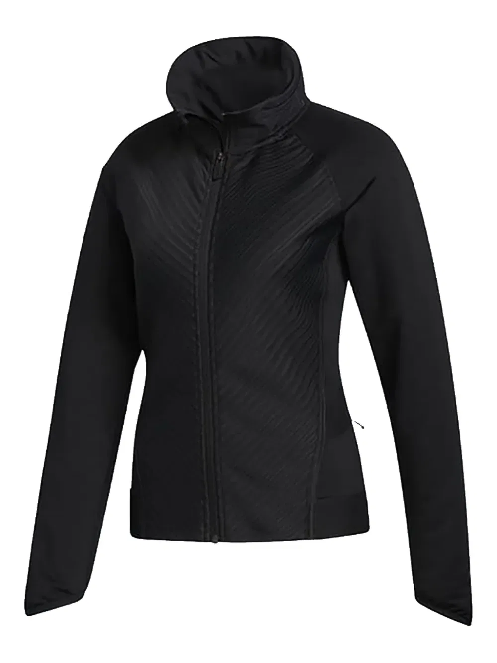 Тренировочная куртка на молнии Adidas, черный