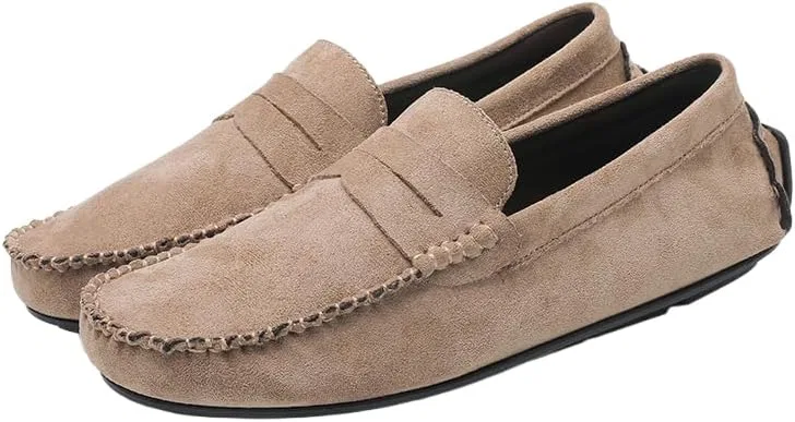 Мужские лоферы Soft Breathable Non-Slip Khaki Clolinde