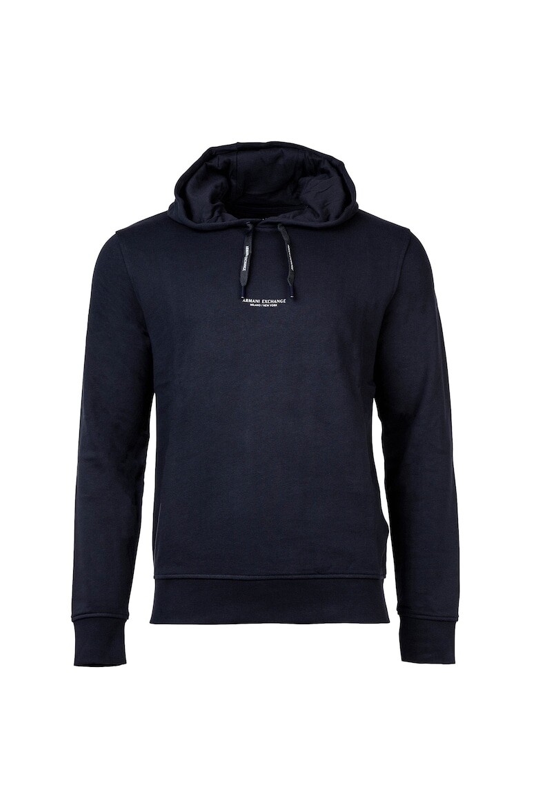 

Худи с логотипом Armani Exchange, синий
