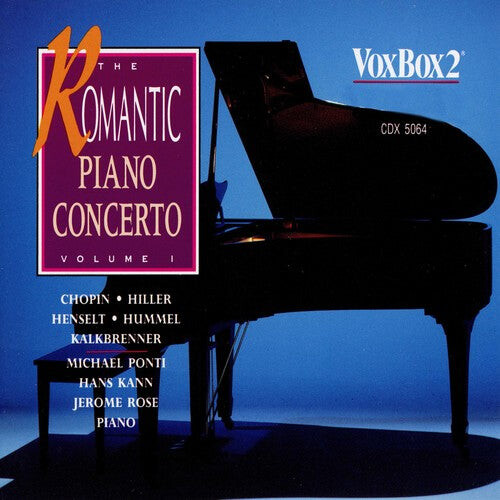 

CD диск Henselt / Hillier / Chopin: Romantic Piano Concerti 1