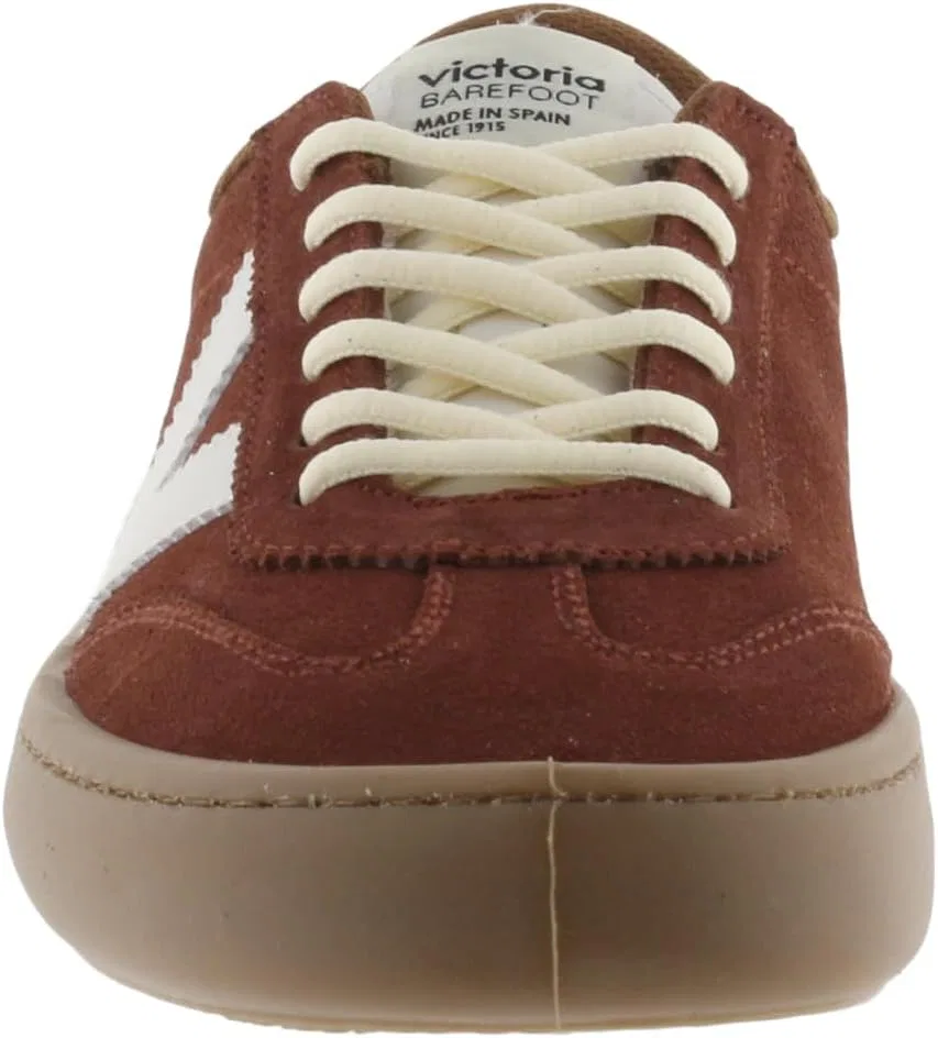 Кроссовки victoria Low-Top Unisex Olmo Split Leather Barefoot & Contrast Parts & Caramel Sole 1186103 for Adults, Earth — фото 3
