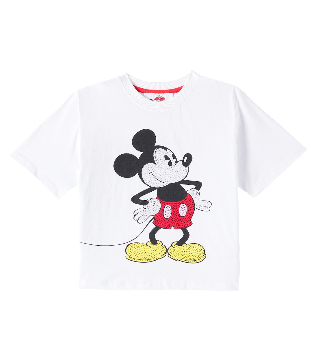 

Футболка из хлопка с принтом Микки Мауса Marc Jacobs Kids, белый