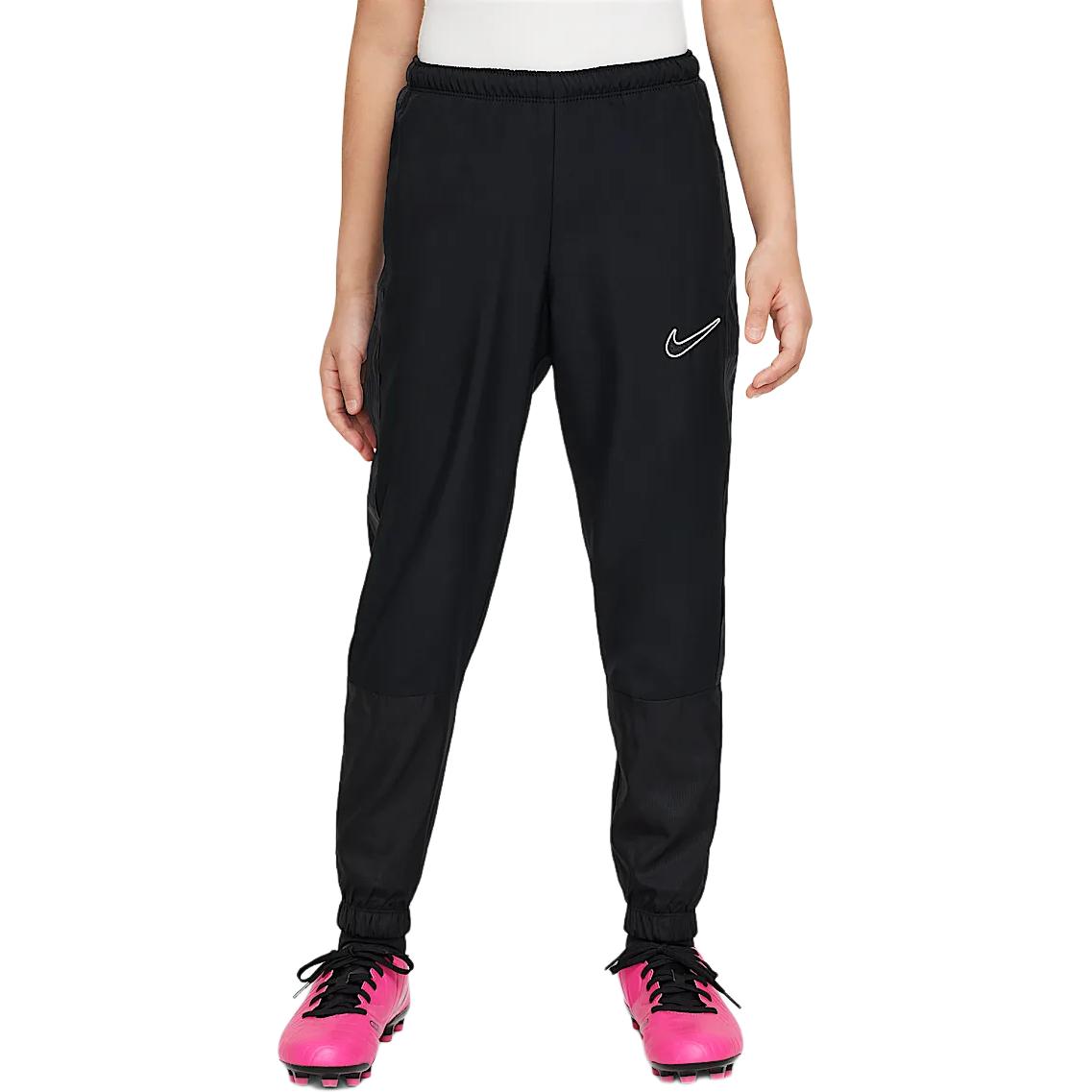 Nike Подростковые вязаные спортивные штаны SwooshAcademy Black/Black — фото 3