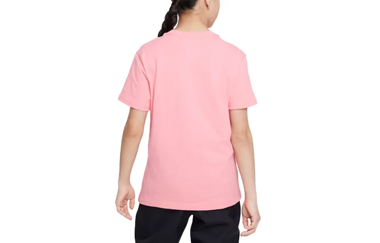 Футболка для детей с круглым вырезом Nike, Coral Pink — фото 4