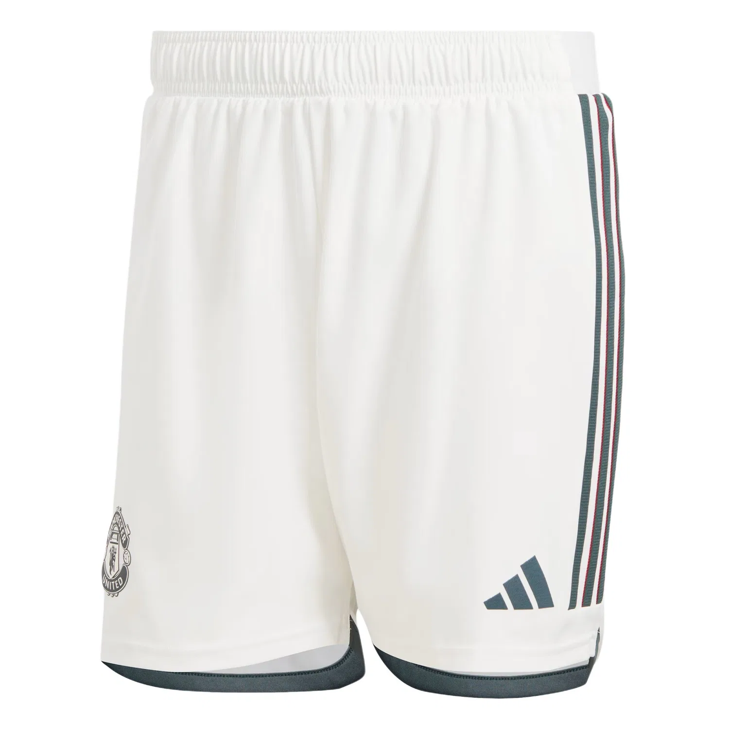 Шорты футбольные Manchester United для мужчин Adidas, Core White