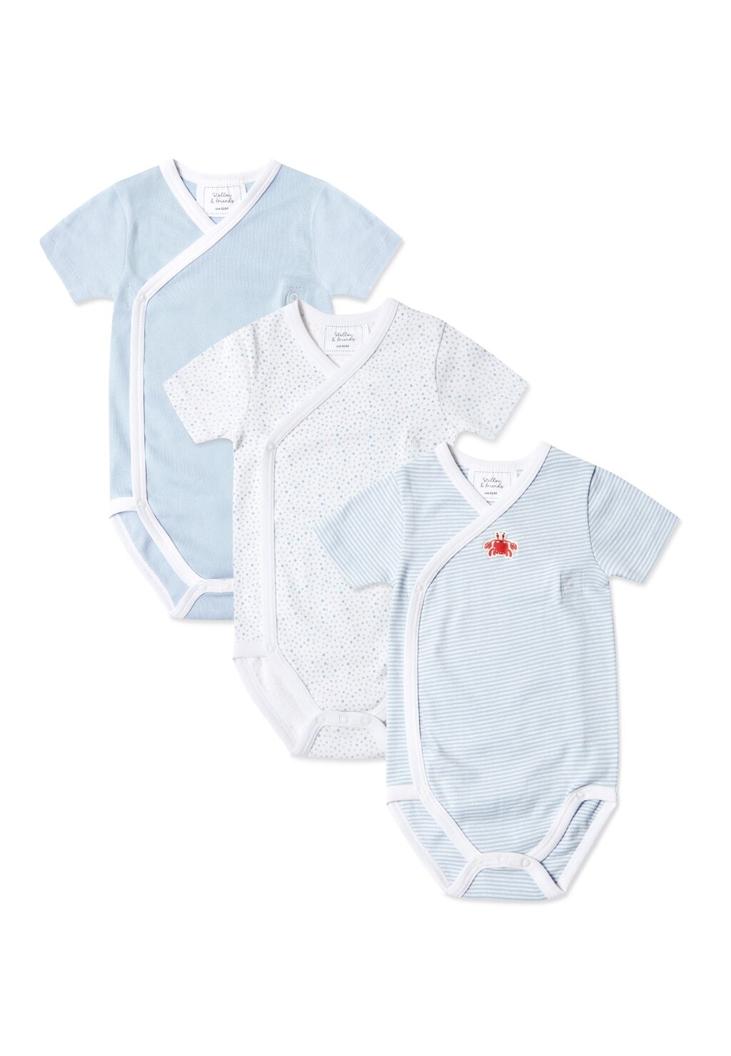 

Боди 3 PACK Stellou & friends, цвет light blue