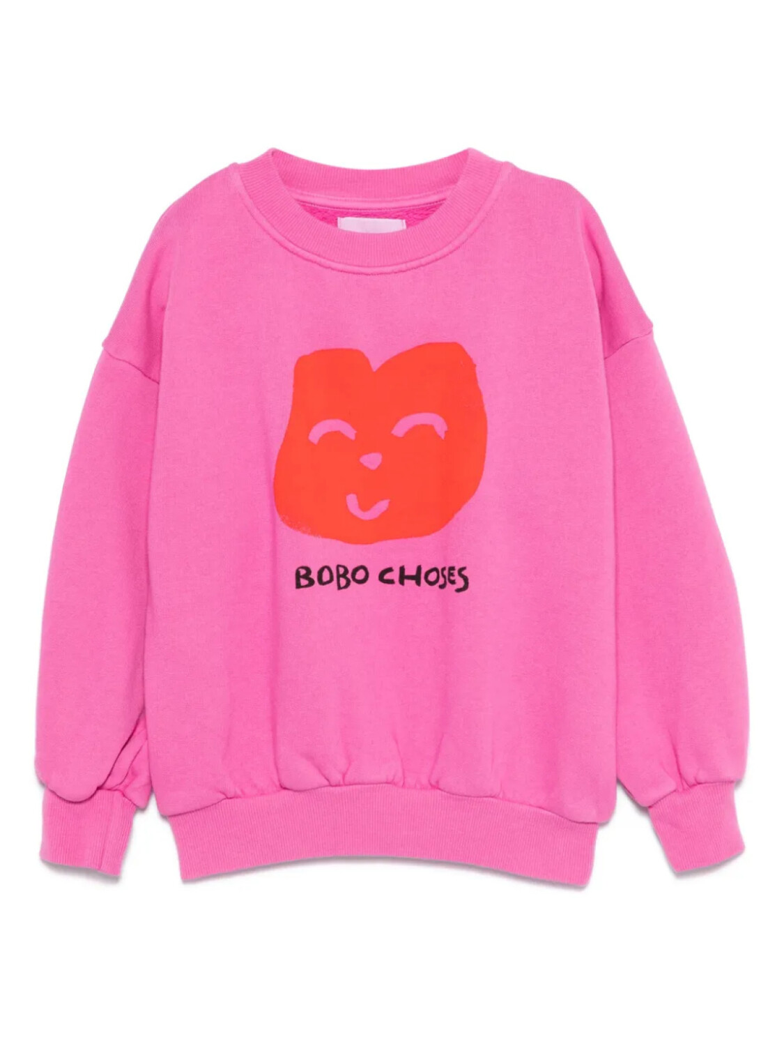 

Толстовка Bobo Choses Joyful Face, розовый