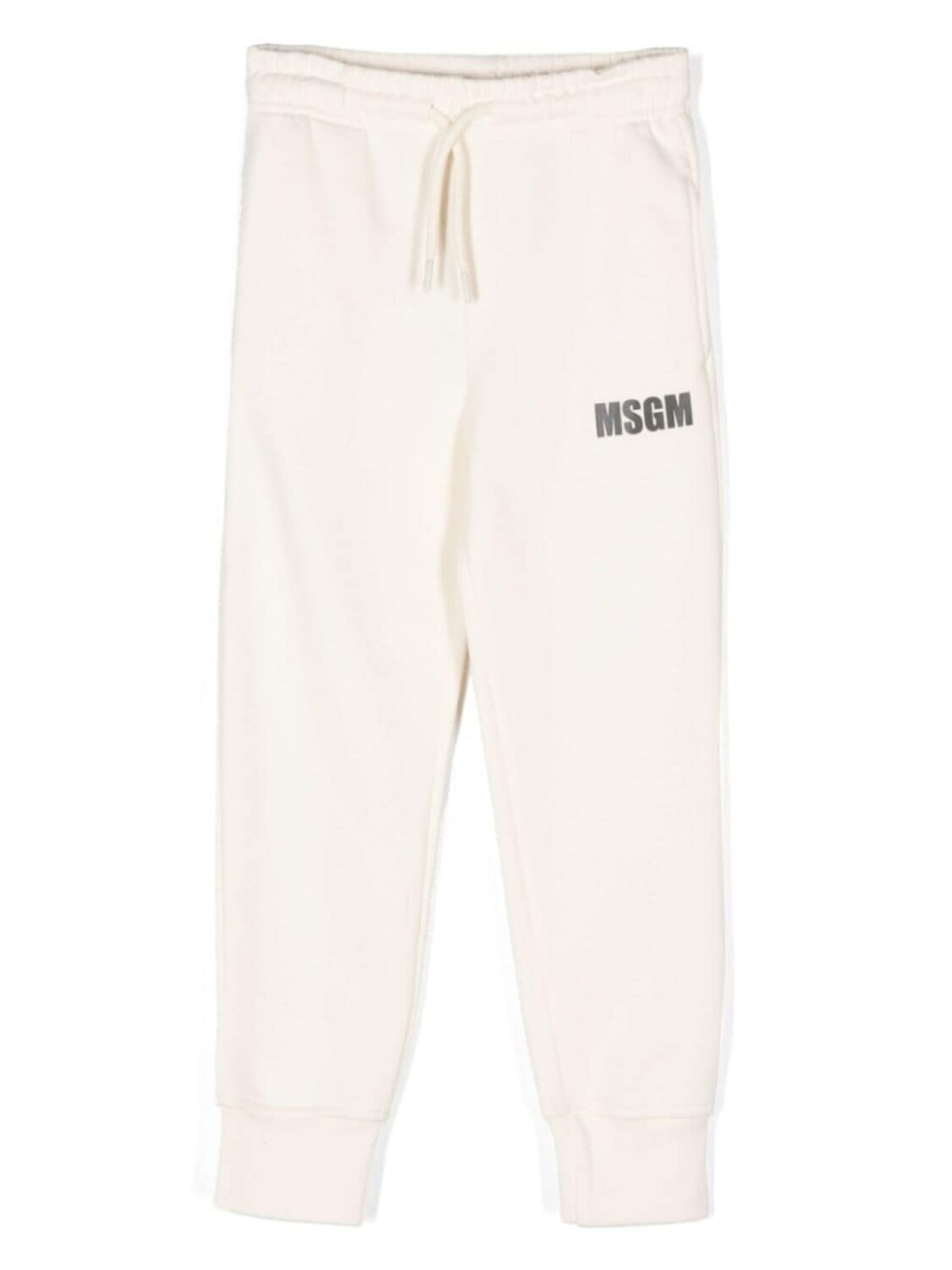 

MSGM Kids спортивные брюки с логотипом, нейтральный цвет